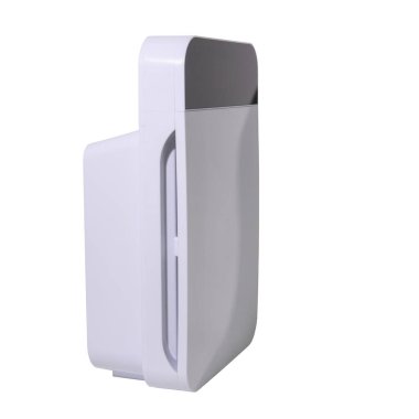 Hava temizleyicisi beyaz arkaplanda izole edildi