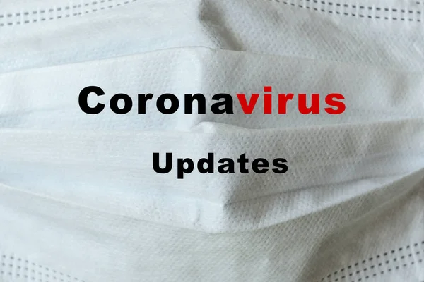 Topik Coronavirus Update News Concept Pandemic Spread Covid — Stok Foto