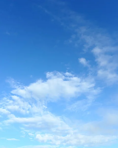 Awan Putih Latar Belakang Cuaca Langit Biru — Stok Foto
