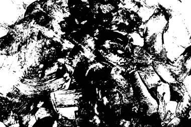 suluboya renginin soyut siyah fırça darbesi beyaz arkaplana boya dokusu çiziyor