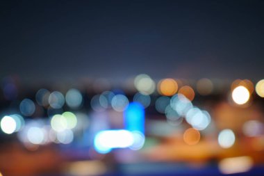 gece şehir görüntü bulanıklık bokeh