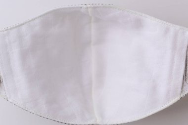 Kumaş maske tasarımı el yapımı kumaş pamuk içerideki kumaştan salu muslin yumuşak tekstil