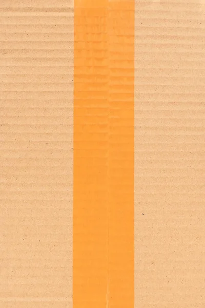 Scotch Tape Stick Wrapping Caixa Papel Marrom Pacote Industrial Imagem — Fotografia de Stock