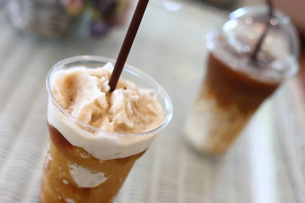 Cold Iced Coffee Drink Cafe Stock Photo