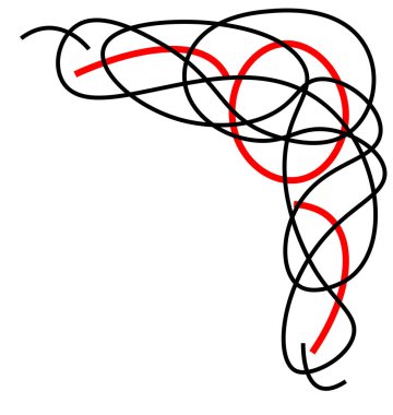 Yeni sanat tarzında vektör köşeleri. Esp 10