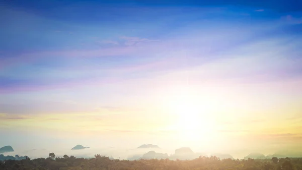 Beautiful Mountain Sunrise Background — Stock Photo, Image