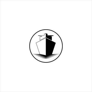 Gemi Logosu İllüstrasyon Vektörü