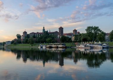 Krakow'daki Wawel mimari kompleks
