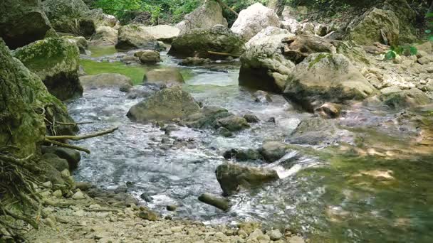 La montaña el Río de la Crimea — Vídeos de Stock