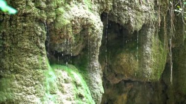 Su damla damla üzerinden şelale