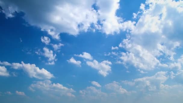 Clouds in the Day Sky Nature Background Timelapse — Stock Video