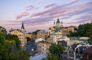 Kiev şehir merkezinin eski