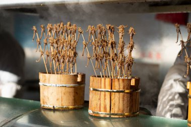 Geleneksel Wangfuching Yemek Sokağı.