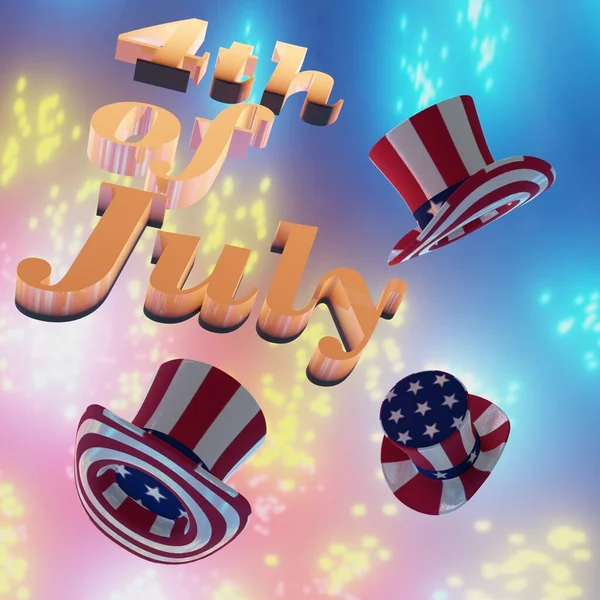 Großer Tag Juli Ein Großer Feiertag Für Alle Amerikaner Unabhängigkeitstag — Stockfoto