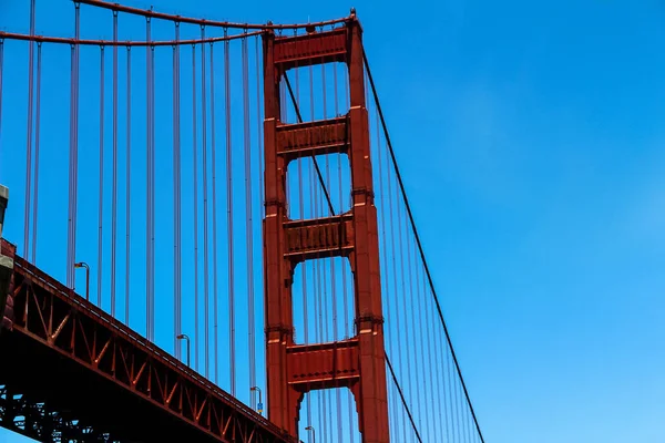 Estados Unidos San Francisco Junio 2018 Golden Gate Bridge Span — Foto de Stock