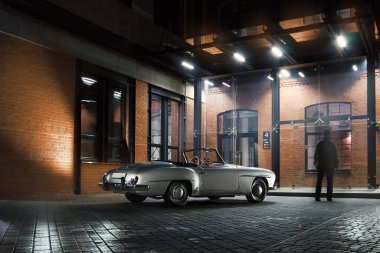 5 Ağustos 2015, Moskova: Mercedes-Benz 190SL