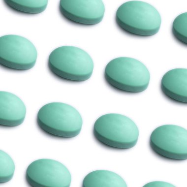 Beyaz arka planda salatalık tadında yeşil sabun.