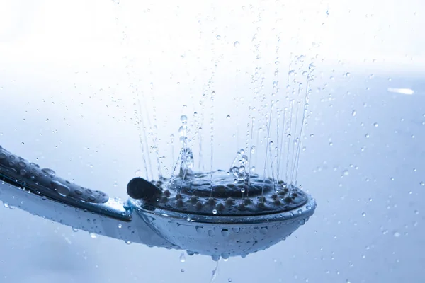 Shower Heads with spray of water in the bathroom