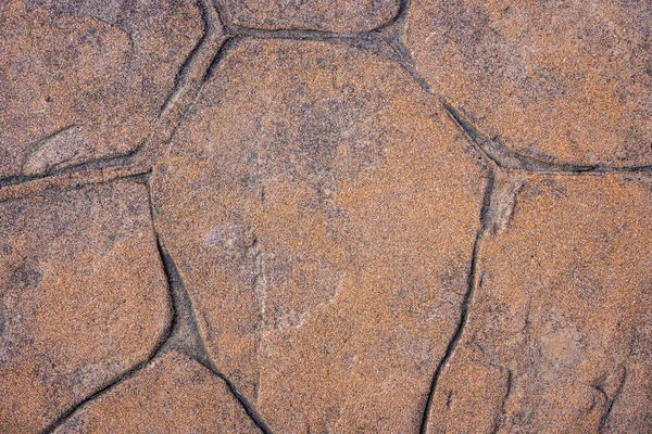 Kum Taşı Duvar Arka Planı Kahverengi Zemin Dokusu — Stok fotoğraf
