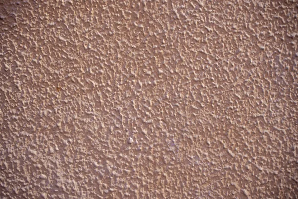 Rough Wall Stucco Texture Facade Relief Painted Salmon — Stock Photo, Image