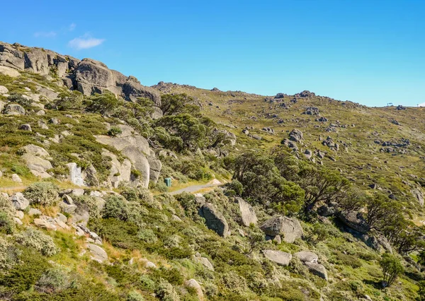 Una Giornata Sole Una Splendida Vista Nelle Valli Del Monte — Foto Stock