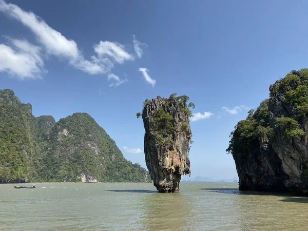 James Bond Island Thailand Place Film Golden Gun Made — Stock Photo, Image