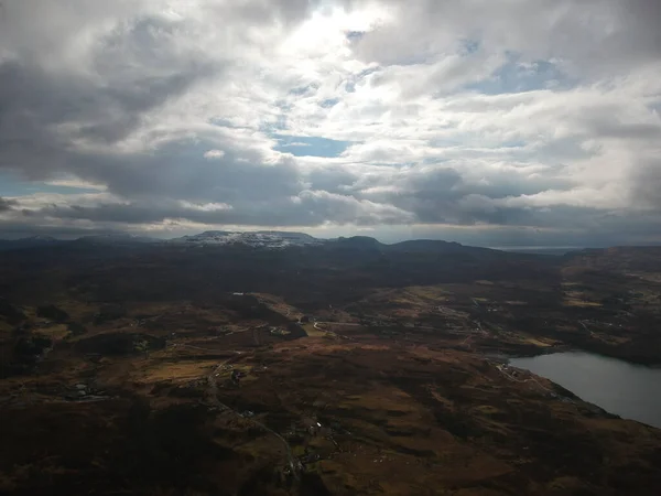 Luftaufnahme Der Isle Skye Schottland — Stockfoto