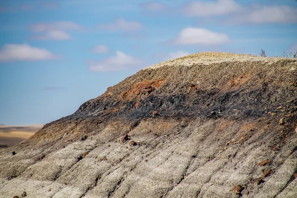 Início Primavera Badlands Drumheller Alberta Canadá — Fotografia de Stock