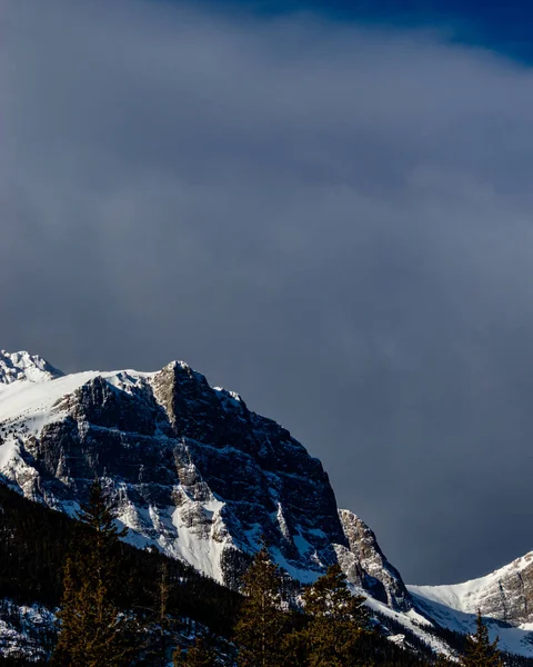 Kecske Range Három Nővér Parkway Ből Canmore Alberta Kanada — Stock Fotó