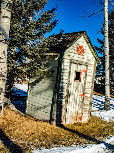 Történelmi Épületek Jól Megőrzött Millarville Alberta Kanada — Stock Fotó