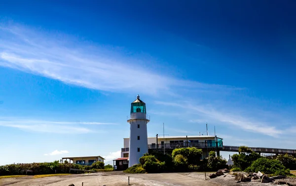 Cape Edgemont Lighthouse Taranaki New Zealand — Stock Photo, Image
