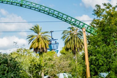 Busch Gardens, Tampa, Florida, ABD 'de yürürken