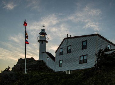 Istakoz Körfezi Feneri. Gros Morne Ulusal Parkı, Newfoundland, Kanada