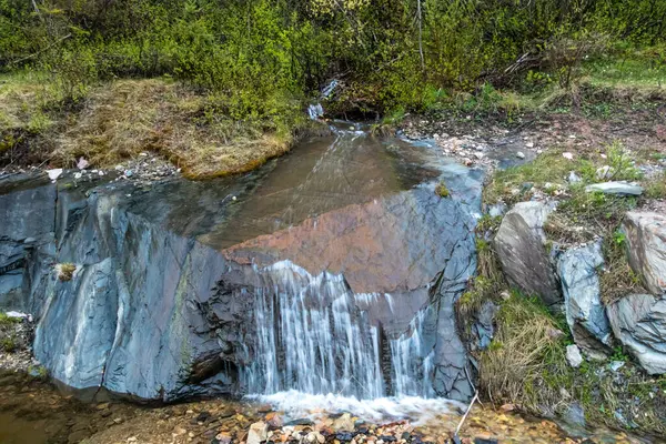 Θέα Από Την Άκρη Του Δρόμου Εθνικό Πάρκο Gros Morne — Φωτογραφία Αρχείου