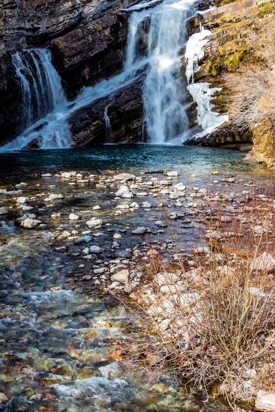 Cameron Cai Final Outono Waterton Lakes National Park Alberta Canadá — Fotografia de Stock