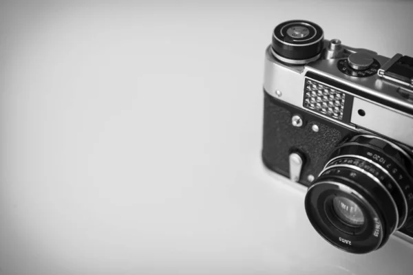 Vintage Câmera Filme Feito Alumínio — Fotografia de Stock
