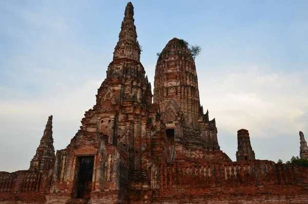 Wat Chaiwatthanaram Einer Der Schönsten Tempel Ayutthayas — Stockfoto