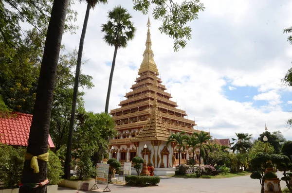 Templo Más Importante Khon Kaen Wat Nong Wang — Foto de Stock