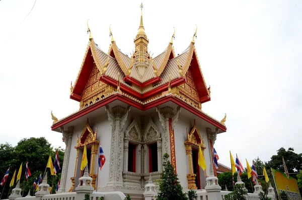 Hermosa Pagoda Wat Ratburana Phitsanulok — Foto de Stock