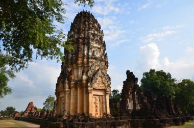 Sukhothai 'deki Wat Phrapai Luang' ın güzel kalıntıları.