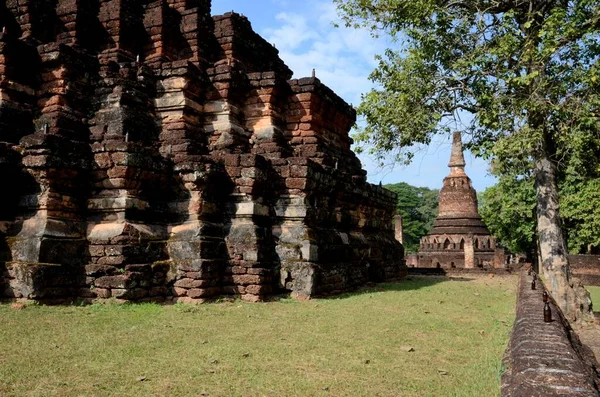 Колишня Ординаційна Зала Ват Пхра Кео Kamphaeng Phet — стокове фото