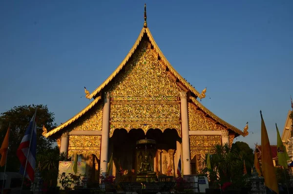 Wat Phan Tao Chiang Mai — Foto de Stock