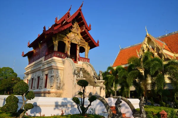 Edificio Del Depósito Manuscritos Trai Wat Phra Singh — Foto de Stock