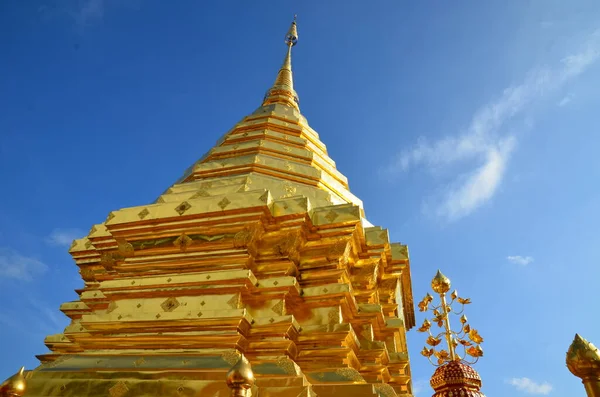 Wat Phra Doi Suthep Chiang Mai Der Wohl Schönste Tempel — Stockfoto