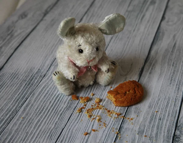     Kurabiyeli peluş tavşan 