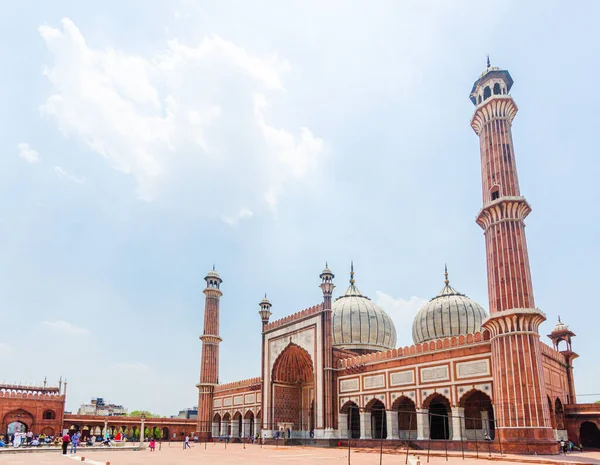 Jama Masjid Hlavní Muslimská Mešita Dillí Indie — Stock fotografie