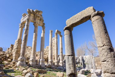 Zeus Baal 'a adanmış antik bir Roma tapınağı ve Bizans döneminden kalma bir bazilika, Lübnan' ın Faraya yakınlarındaki Lübnan Dağı yamaçlarındaki Faqra 'daki Nahr al Kalb Vadisi' nin başında bulunuyor.