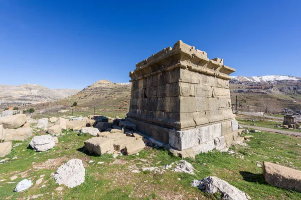 Antiguo Templo Romano Dedicado Zeus Baal Una Basílica Época Bizantina — Foto de Stock