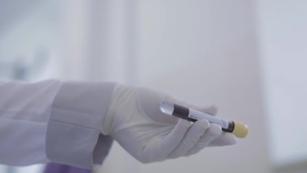 血液分析医生 病毒专家 — 图库视频影像