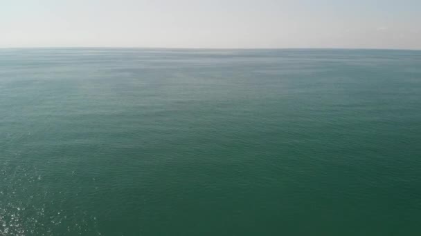 survolant la mer noire ensoleillée 